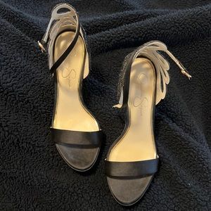 Jessica Simpson black high heels